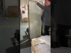 25.4mm persianas entre vidrio de forma plana persianas para patio Puertas aislamiento térmico OEM