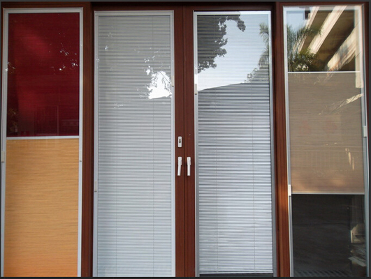 Puerta con construido en Mini Blinds Between Glass 5 19A 5M M Insulatioin sano los 2.1M